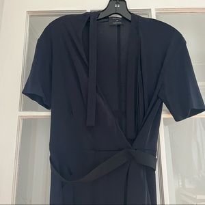 Narciso Rodriguez Navy Wrap Dress, Barney’s New York